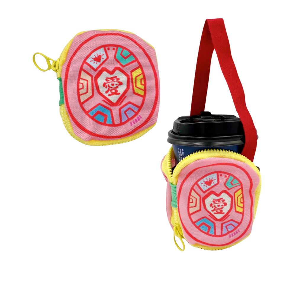 YIN TAIWAN 茚 YIN TAIWAN｜愛心紅龜粿造型飲料提袋鑰匙圈