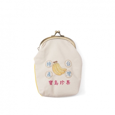 Jean Cultural知音文創 電繡口金包香蕉