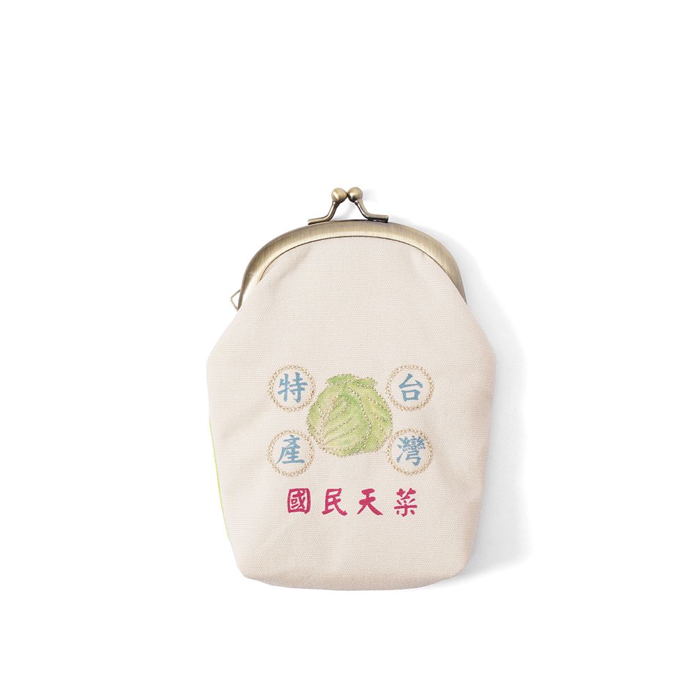 Jean Cultural 知音文創｜電繡口金包零錢包 高麗菜