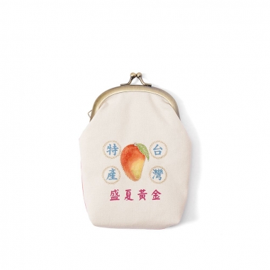 Jean Cultural知音文創 電繡口金包芒果