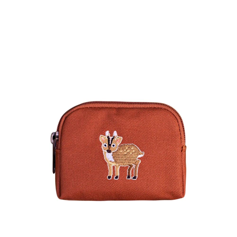 一帆布包 一帆布包｜臺灣動物系列 帆布刺繡零錢包 山羌
