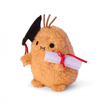 Mini sitting plush toy - Ricespud graduateNoodoll|Mini 迷你絨毛玩偶 馬鈴薯畢業生