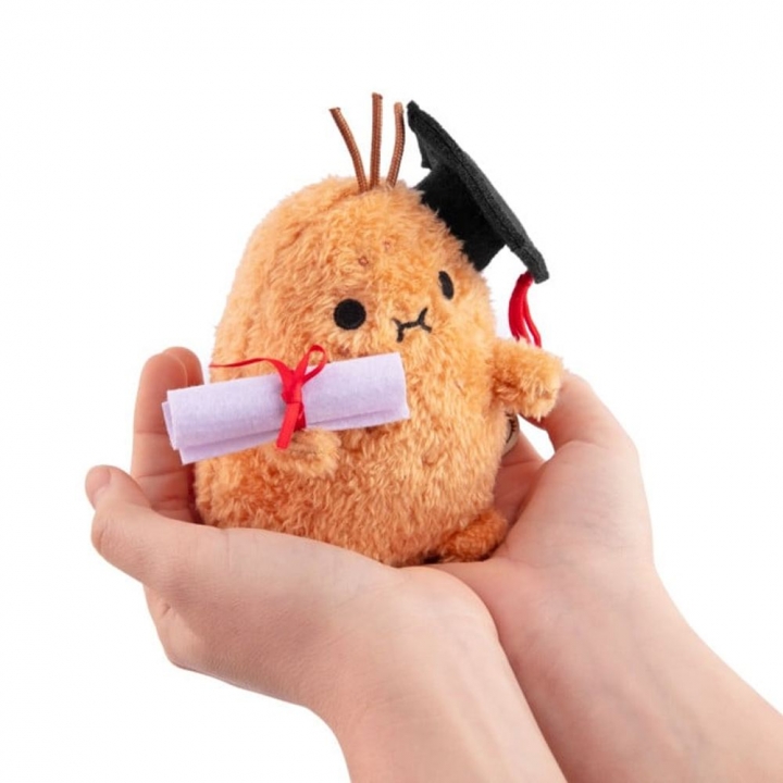 Mini sitting plush toy - Ricespud graduateNoodoll｜Mini 迷你絨毛玩偶 馬鈴薯畢業生