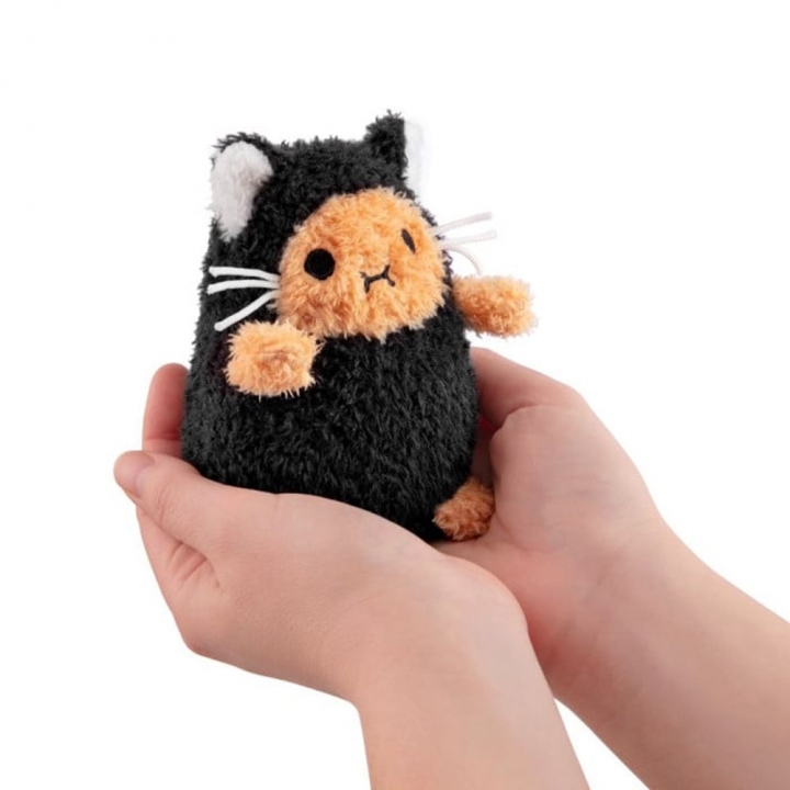 Mini sitting plush toy - Ricespud kitty blackNoodoll｜Mini 迷你絨毛玩偶 馬鈴薯黑貓
