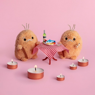 Mini sitting plush toy - Ricespud GrandpaNoodoll|Mini 迷你絨毛玩偶 馬鈴薯爺爺