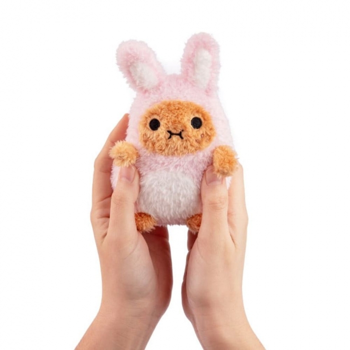 Mini sitting plush toy - Ricespud rabbit- pinkNoodoll｜Mini 迷你絨毛玩偶 馬鈴薯粉兔