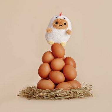 Mini sitting plush toy - Ricespud chickNoodoll|Mini 迷你絨毛玩偶 馬鈴薯小雞