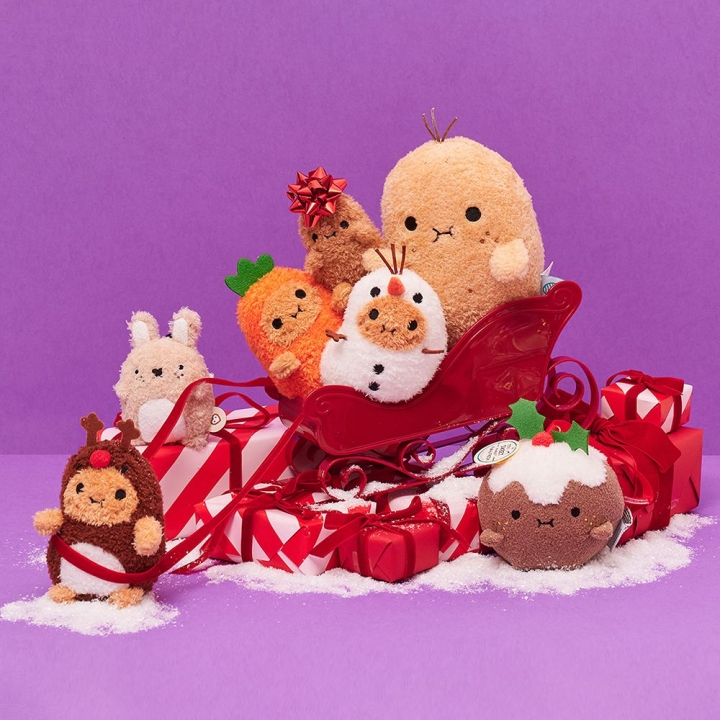 Mini sitting plush toy - Ricespud reindeerNoodoll｜Mini 迷你絨毛玩偶 馬鈴薯馴鹿