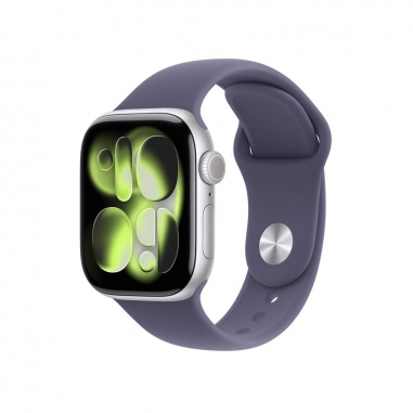AppleApple Apple Watch S11 GPS 42mm 銀色鋁金屬錶殼/霧紫色運動錶帶