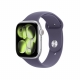 Apple Watch S11 GPS 46mm 銀色鋁金屬錶殼/霧紫色運動錶帶S/M