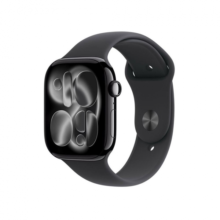 Apple Watch S11?GPS?46mm?Jet Black Alu / Black Sport Band (M/L)Apple Watch S11 GPS 46mm 曜石黑色色鋁金屬錶殼/黑色運動錶帶M/L