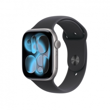 AppleApple Apple Watch S11 GPS 46mm 太空灰色鋁金屬錶殼/黑色運動錶帶