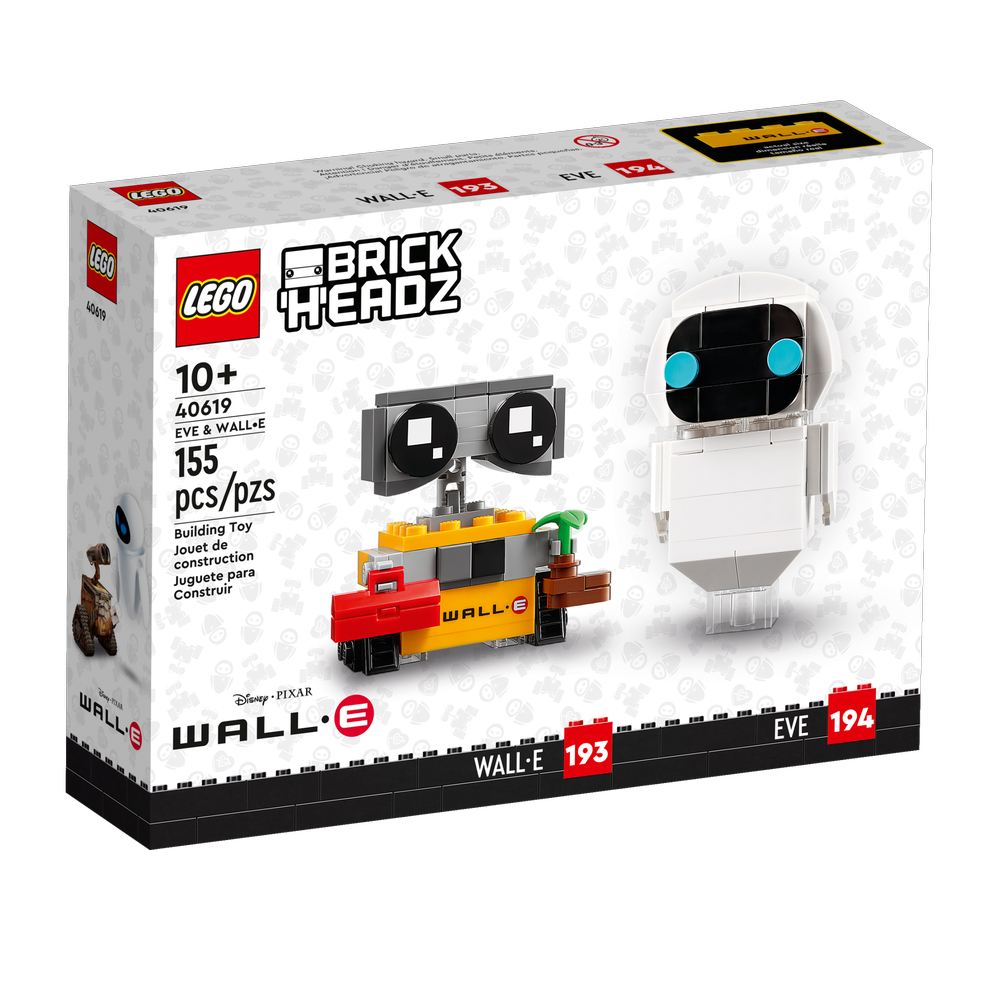 LEGO LEGO 樂高 BrickHeadz系列 40619 迪士尼伊芙與瓦力大頭娃娃