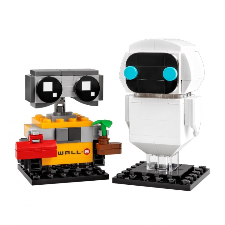 LEGO 樂高 BrickHeadz系列 40619 迪士尼伊芙與瓦力大頭娃娃