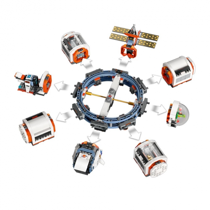 LEGO 樂高 60433 City Space 模組化太空站