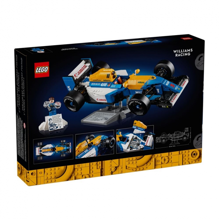 LEGO 樂高 Icons系列 10353 Williams Racing FW14B & Nigel Mansell 威廉斯車隊