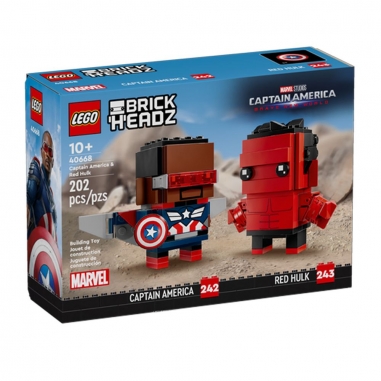 LEGO樂高 LEGO 40668 Super Heroes 美國隊長和紅浩克玩偶