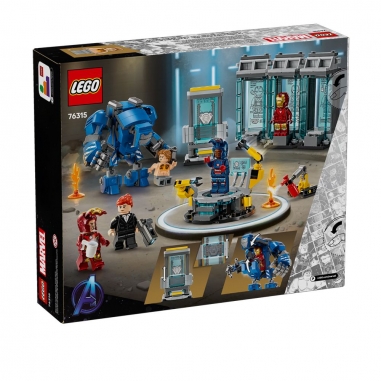 LEGO 樂高 Super Heroes系列 76315 鋼鐵人戰甲展示區