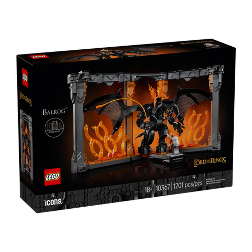 LEGO LEGO 樂高 Icons系列 10367 魔戒：炎魔書擋擺飾