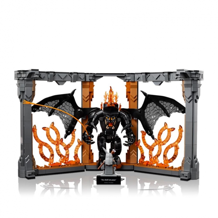 LEGO 樂高 Icons系列 10367 魔戒：炎魔書擋擺飾