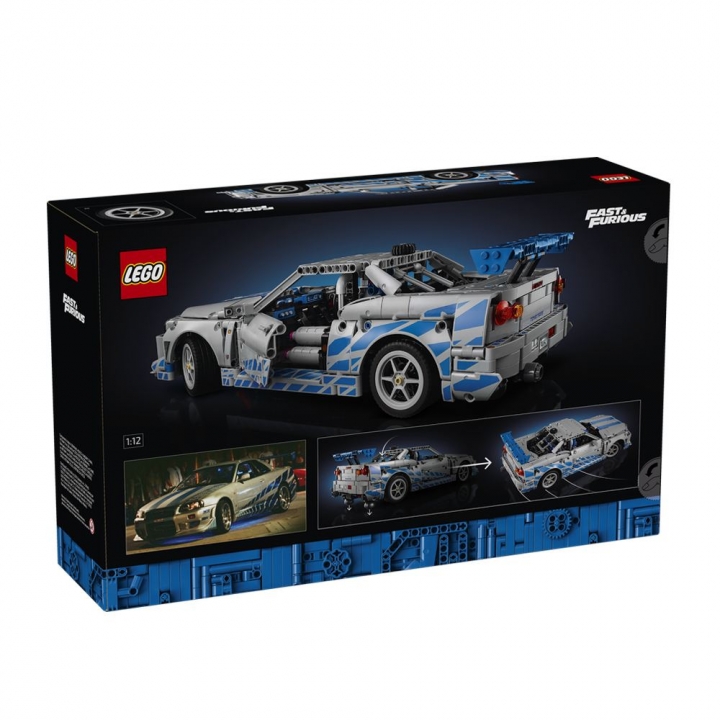 LEGO 樂高 Technic系列 42210 2 Fast 2 Furious Nissan Skyline GT-R (R34) Car 玩命關頭2
