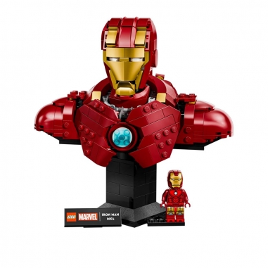 LEGO 樂高 Super Heroes系列 76327 Marvel 鋼鐵人 MK4 半身像