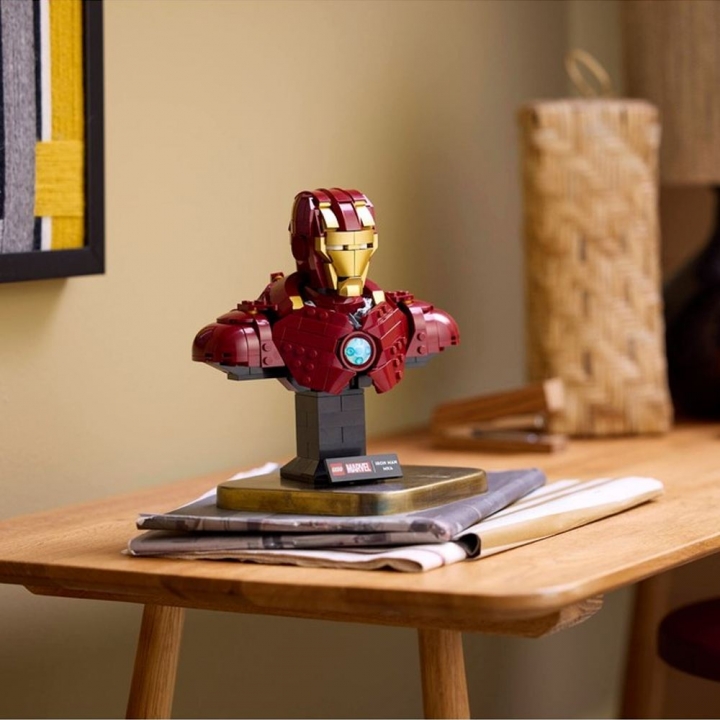 LEGO 樂高 Super Heroes系列 76327 Marvel 鋼鐵人 MK4 半身像