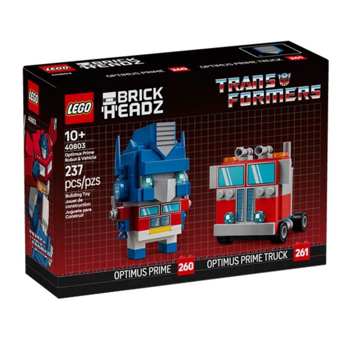 LEGO 40803 Optimus Prime Robot & VehicleLEGO 樂高 40803 BrickHeadz Optimus Prime Robot & Vehicle 柯博文機器人車輛