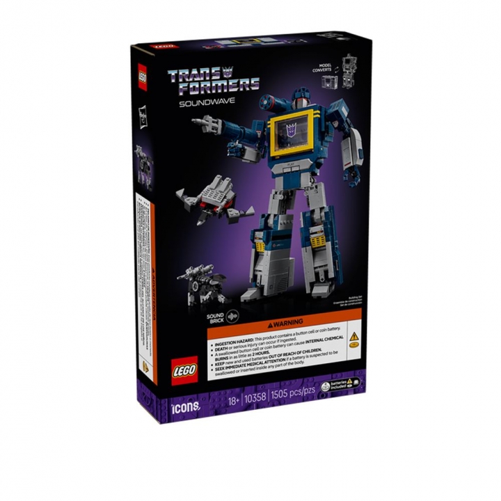 LEGO 樂高 10358 變形金剛:聲波