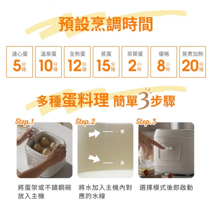 Adachi 足立電器 ｜小當家雙層蒸煮鍋/蒸蛋器 TS-EC【廠商直送】