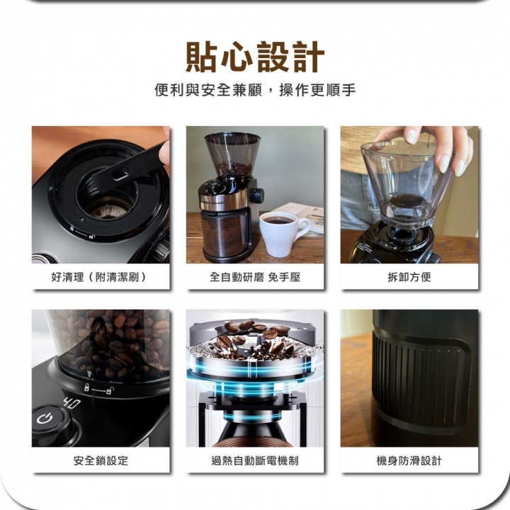 Hamilton Beach - Hamilton Beach漢美馳|32段 電動磨豆機 CG836B【廠商直送】_83976-264920_大圖