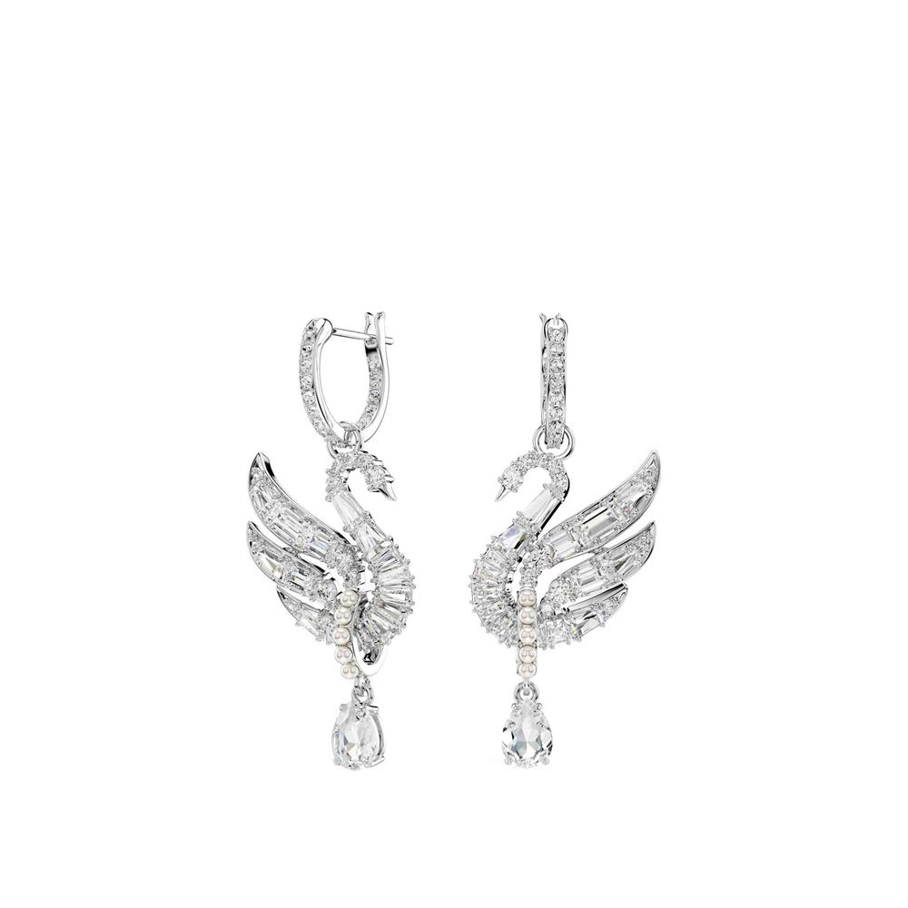 Swarovski Swan耳環