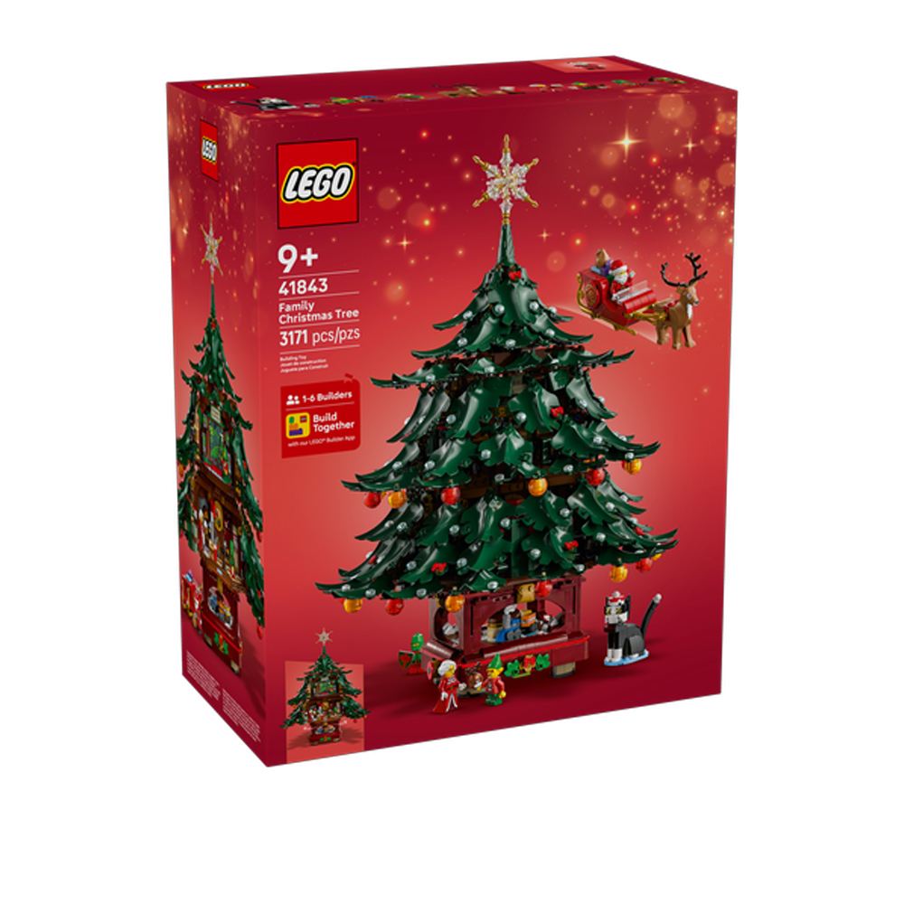 LEGO LEGO 樂高 Icons系列 41843 家庭耶誕樹擺飾