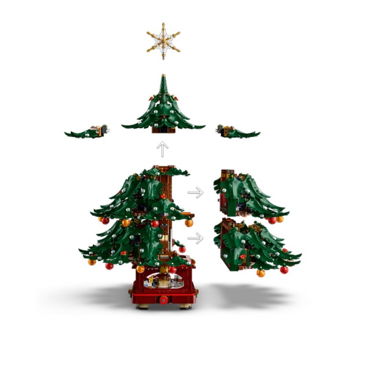 LEGO 樂高 Icons系列 41843 家庭耶誕樹擺飾