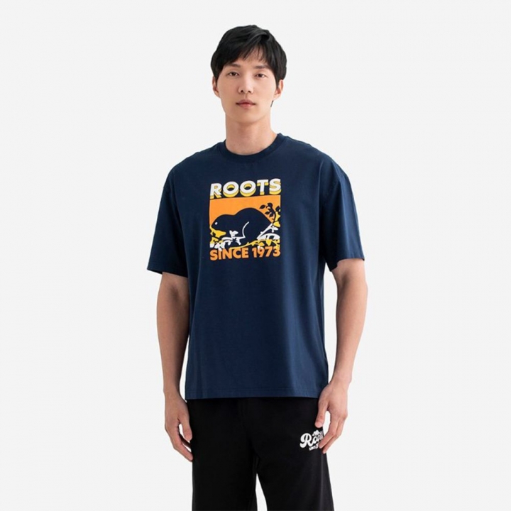 ROOTS EXHIBITION T-SHIRTRoots男裝-ROOTS EXHIBITION 短袖上衣