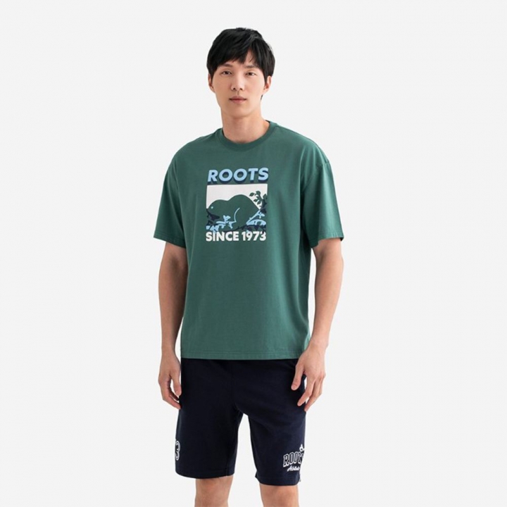 ROOTS EXHIBITION T-SHIRTRoots男裝-ROOTS EXHIBITION 短袖上衣