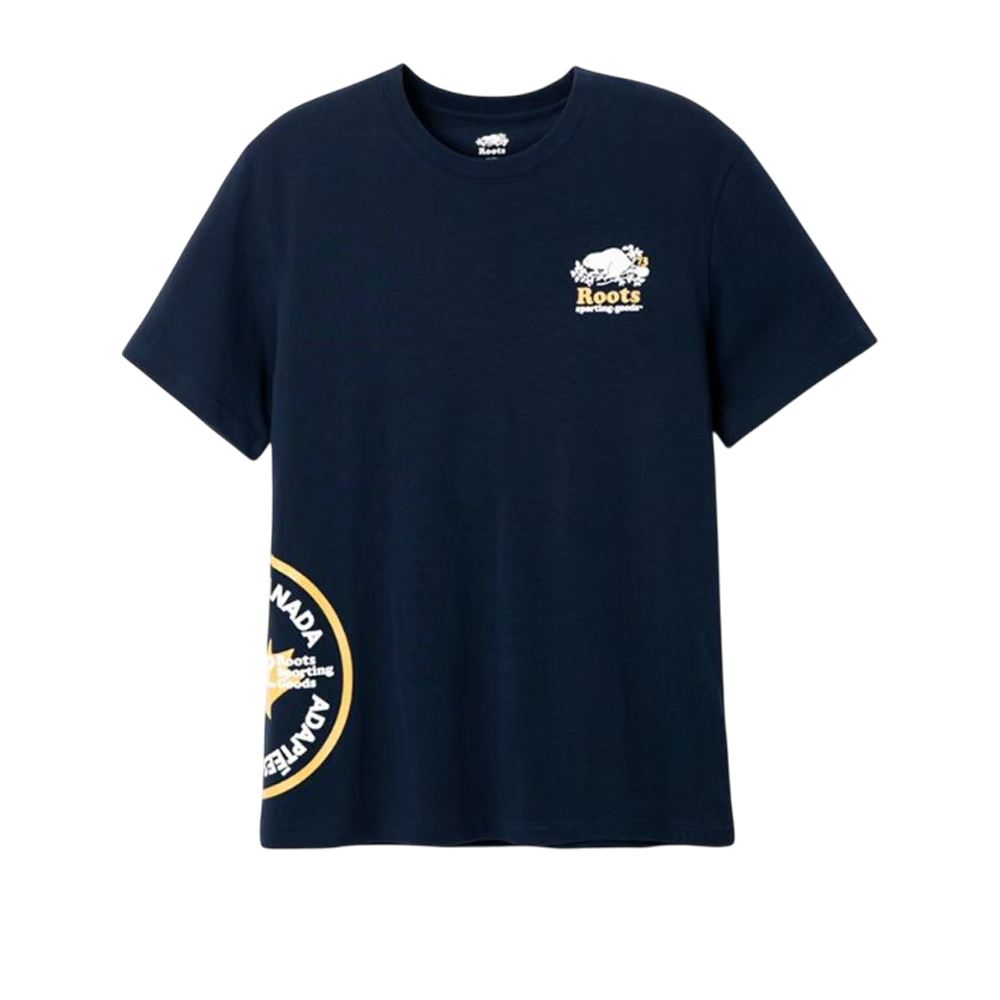 Roots Roots男裝-ROOTS MODERN CLASSIC 短袖上衣