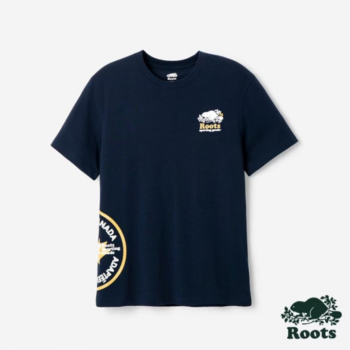 ROOTS MODERN CLASSIC T-SHIRTRoots男裝-ROOTS MODERN CLASSIC 短袖上衣