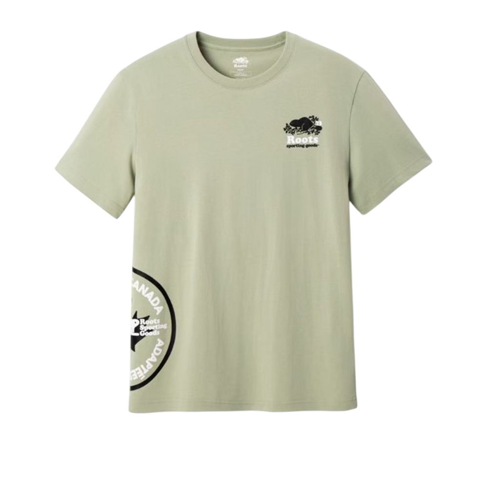 Roots Roots男裝-ROOTS MODERN CLASSIC 短袖上衣