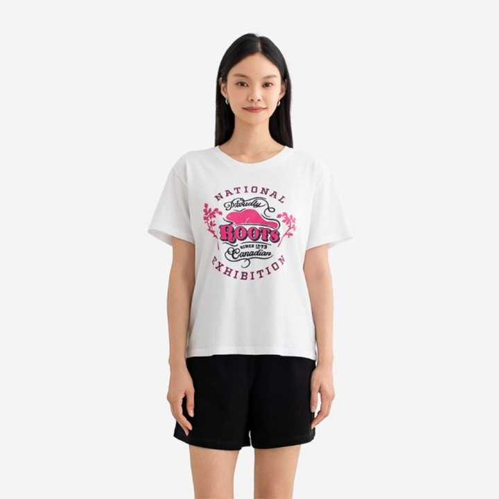 EXHIBITION CREWNECK T-SHIRTRoots女裝- EXHIBITION CREWNECK 短袖上衣