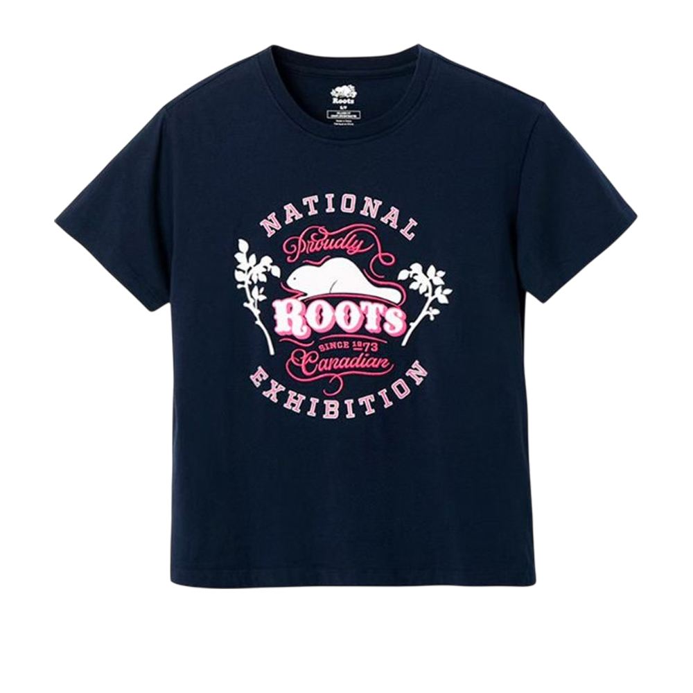 Roots Roots女裝- EXHIBITION CREWNECK 短袖上衣