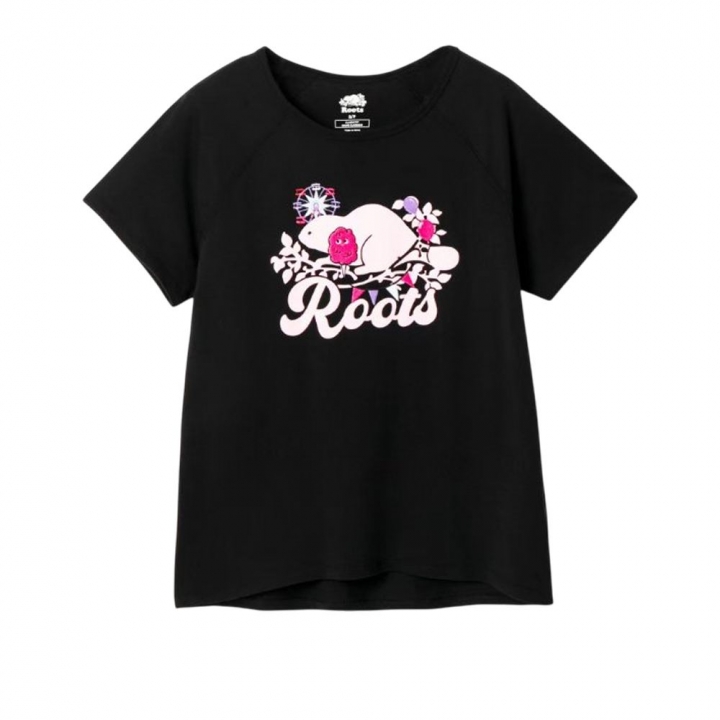 CARNIVAL BEAVER T-SHIRTRoots女裝- CARNIVAL BEAVER 短袖上衣