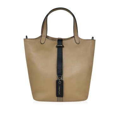 borsalini寶莎禮妮 BORSALINI 自由色塊菜籃包+帶