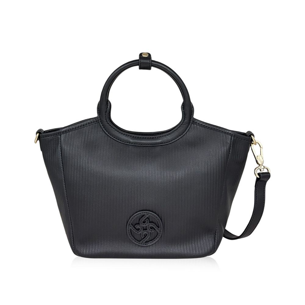 borsalini BORSALINI 慵懶旅人圓把手提包+帶