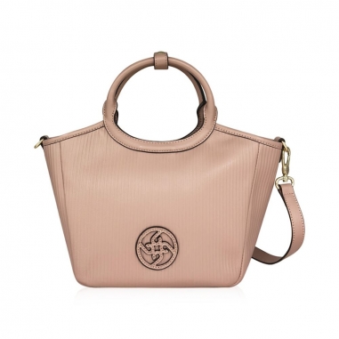 borsalini寶莎禮妮 BORSALINI 慵懶旅人圓把手提包+帶