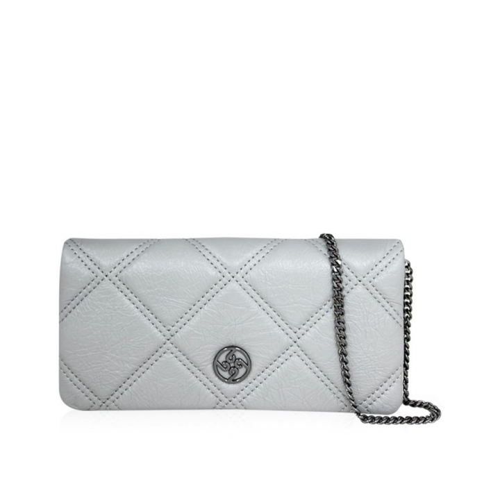 BORSALINI 巨人方格鍊帶長夾