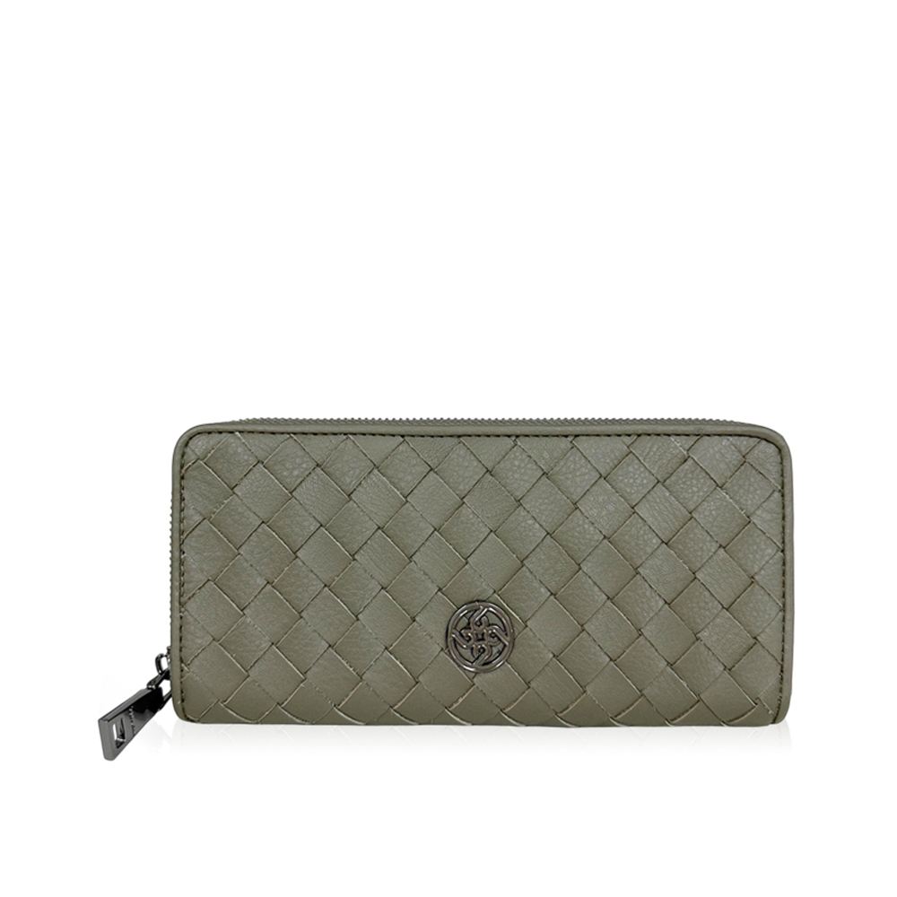 borsalini BORSALINI 編織拉鍊M長夾