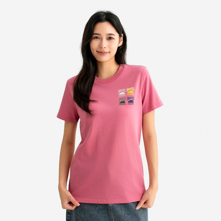 ROOTS ATHLETICS CLASSIC T-SHIRTRoots女裝- ATHLETICS CLASSIC 短袖上衣