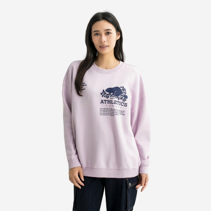 MODERN CLASSIC SWEATSHIRTRoots女裝- MODERN CLASSIC 圓領上衣