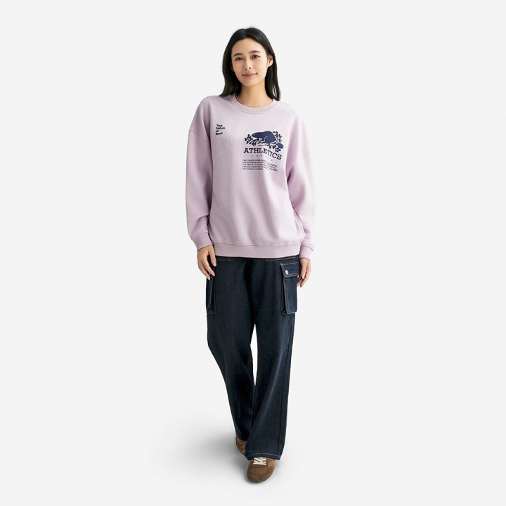 MODERN CLASSIC SWEATSHIRTRoots女裝- MODERN CLASSIC 圓領上衣